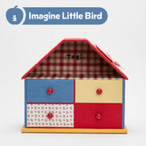 Tagi. Little Bird House Desktop Storage Box